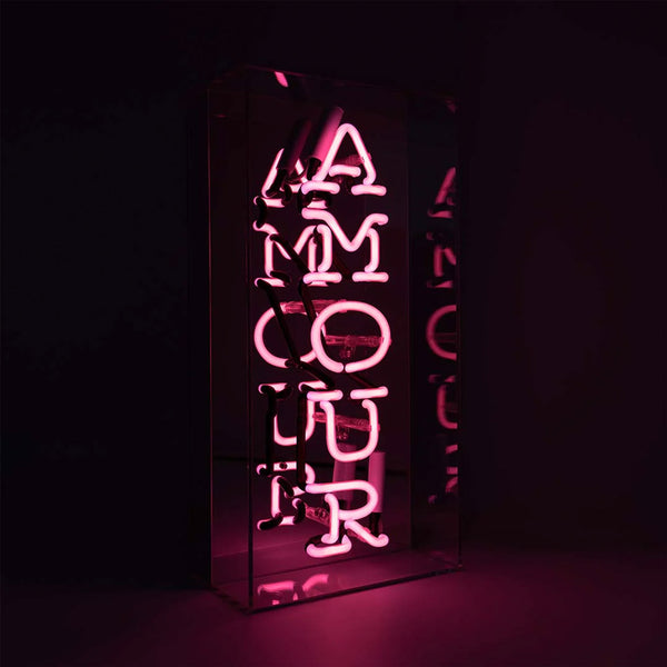 Neon-Sign "Amour"