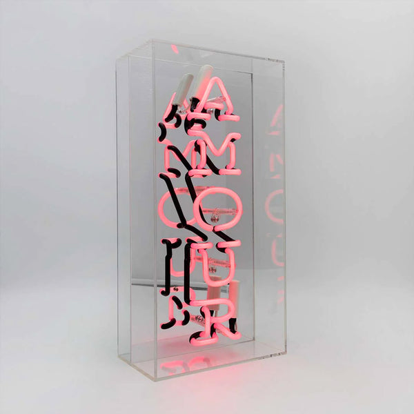 Neon-Sign "Amour"