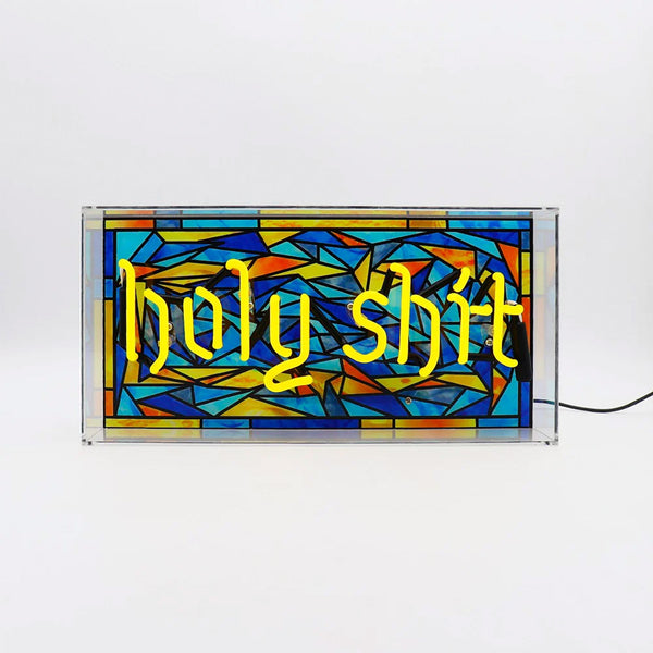 Neon-Sign "Holy Shit"