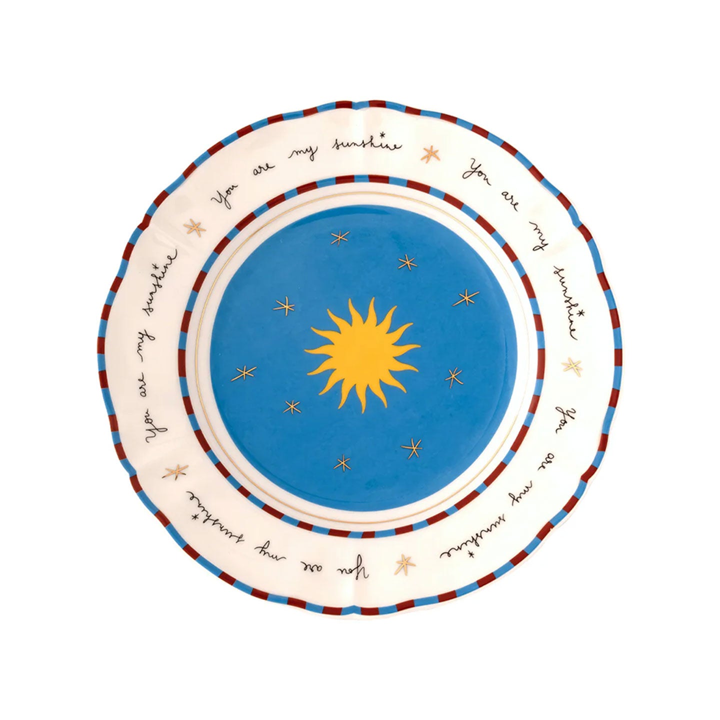 Teller (Obstteller) · Motiv Sun