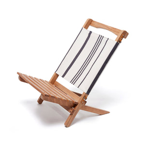 2-Piece Chair · Stuhl · Vintage Black Striped