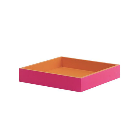 Buntes Tablett · Pink Orange