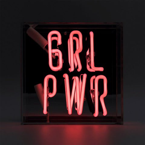 Neon-Sign "GRL PWR"