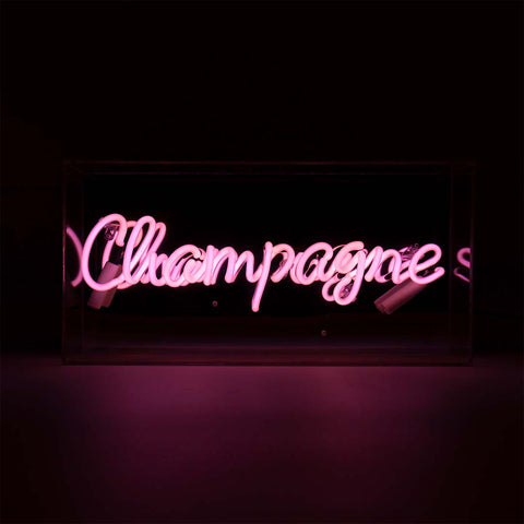 Neon-Sign "Champagne